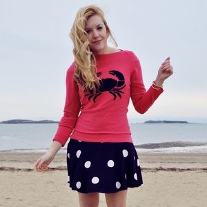 Talbots Crab Beach Sweater Size P Petites